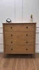 Comoda Apama 90CM 4 Cajones - Madera Maciza en Madera natural - Cómodas, Uruguay | Balton, vista 4