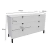 Cómoda Cajonera Marden - 6 Cajones Horizontal en Blanco - Cómodas, Uruguay | Unsi, vista 10 de 10