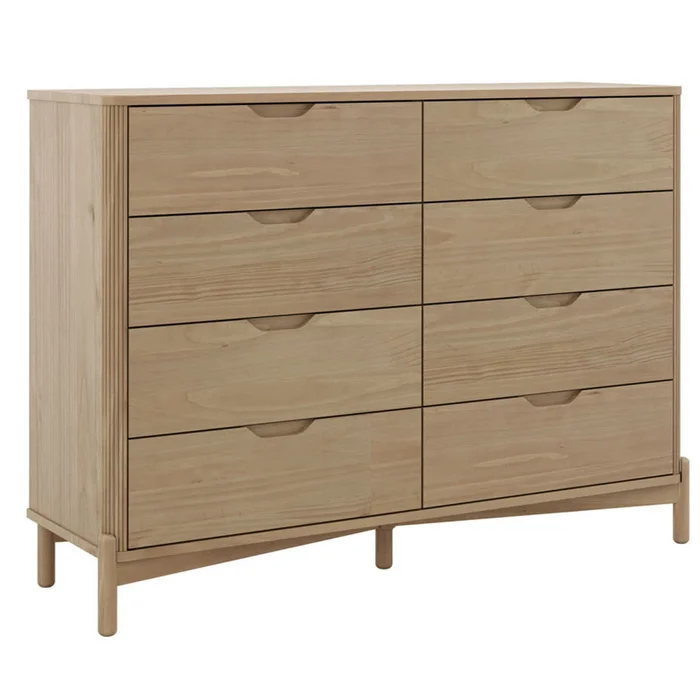 Cómoda Nest Madera 8 Cajones en Madera natural - Cómodas, Uruguay | Divino, vista 2