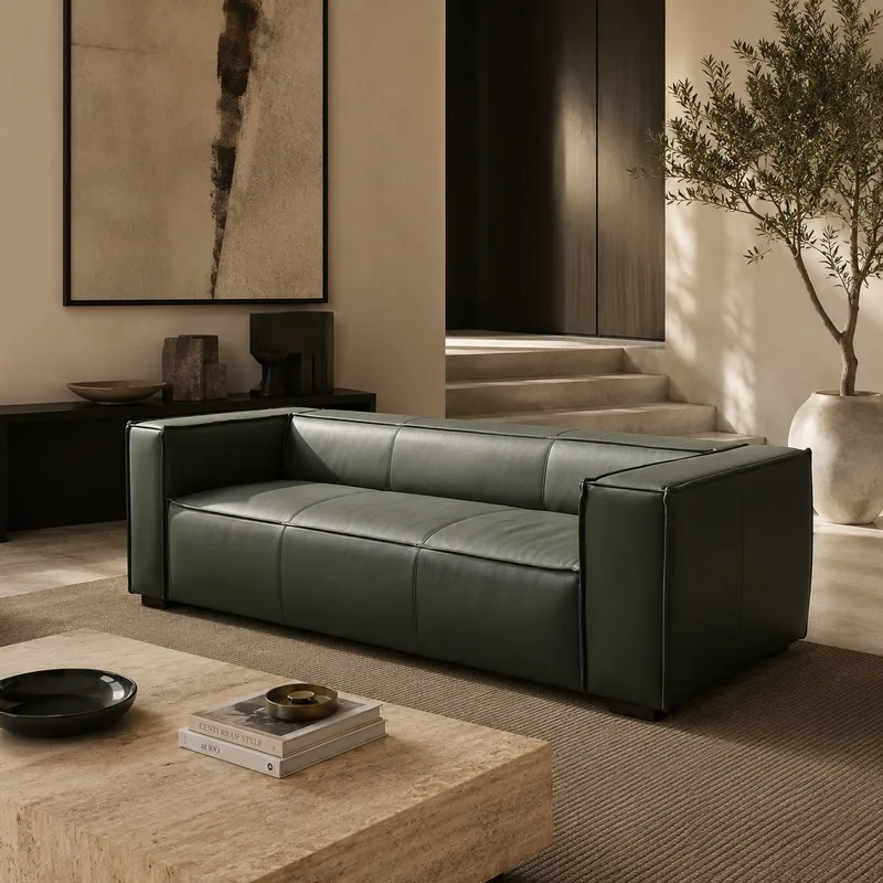 Sofa Camille 2,28mt en Marrón - Sillones y sofás, Uruguay | Casa Brava