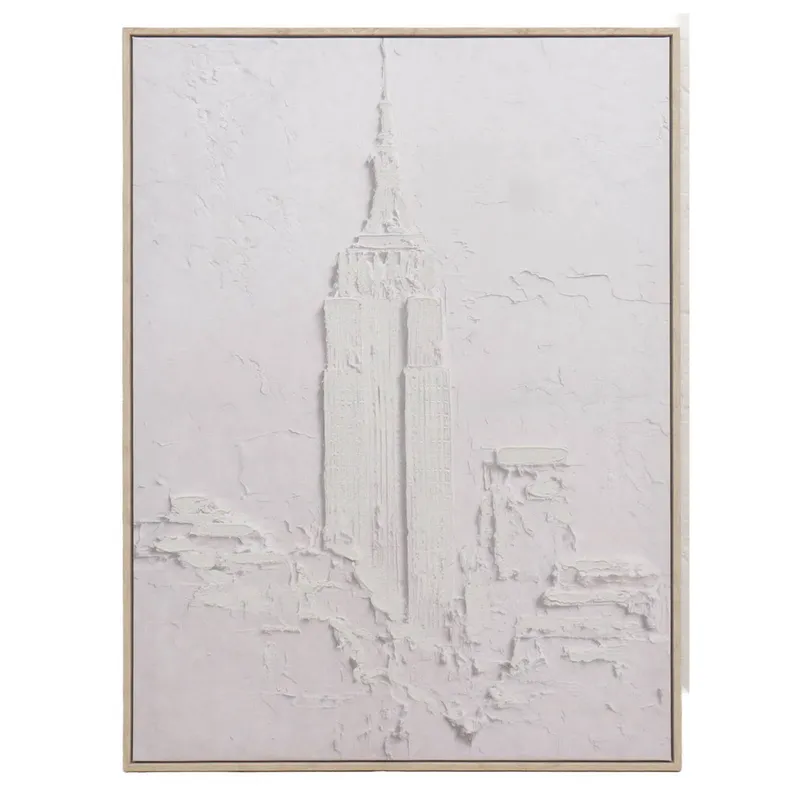 Cuadro City I, 60x80, Blanco Papel Tk25gg508a en Blanco - Decoración de pared, Uruguay | Divino