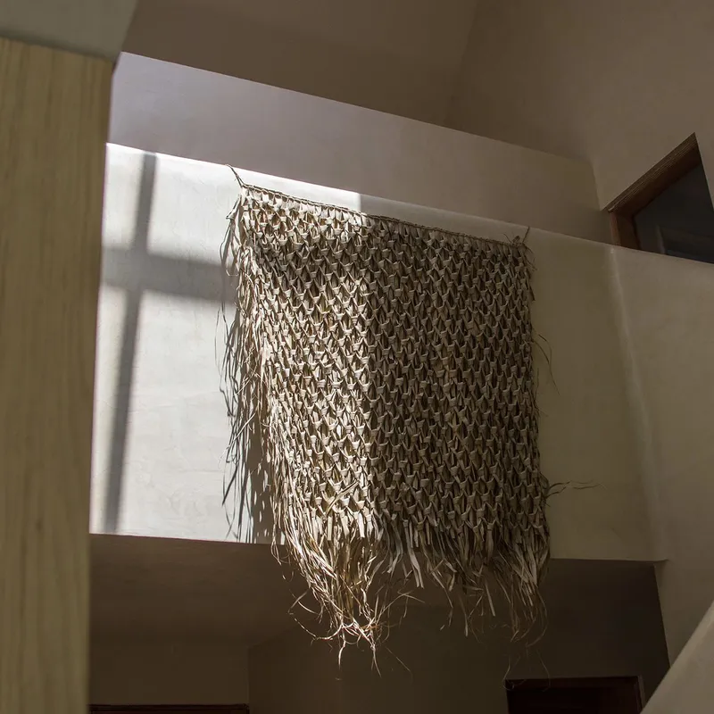 Tapiz seagrass en Madera natural - Decoración de pared, Uruguay | De Arcos