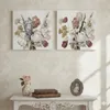 CUADRO CANVAS 30x30cm FLORES BEIGE 2 en Beige - Decoración de pared, Uruguay | Decohogar, vista 2 de 2