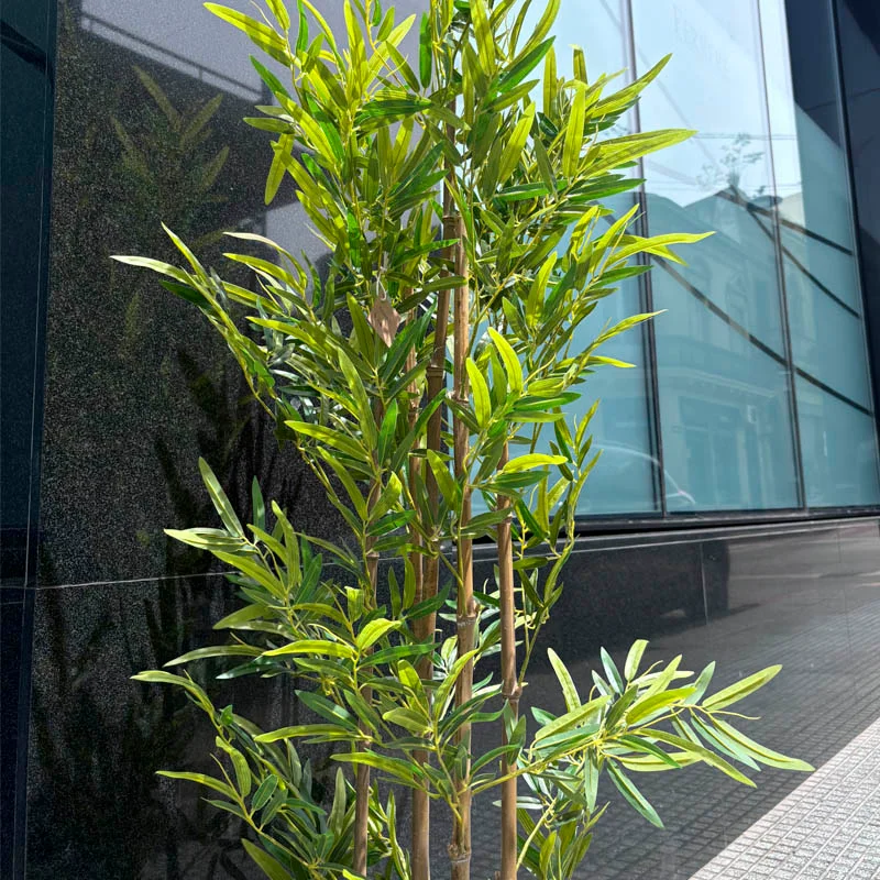 Planta artificial Bambú 160cm en Negro - Macetas, Uruguay | Alta Gracia Deco, vista 4