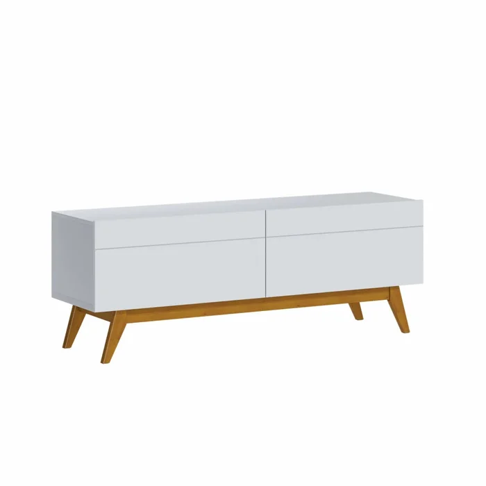 Rack para TV 1.4 - Línea Nevada - Blanco en Blanco - Muebles para TV, Uruguay | Ecowood
