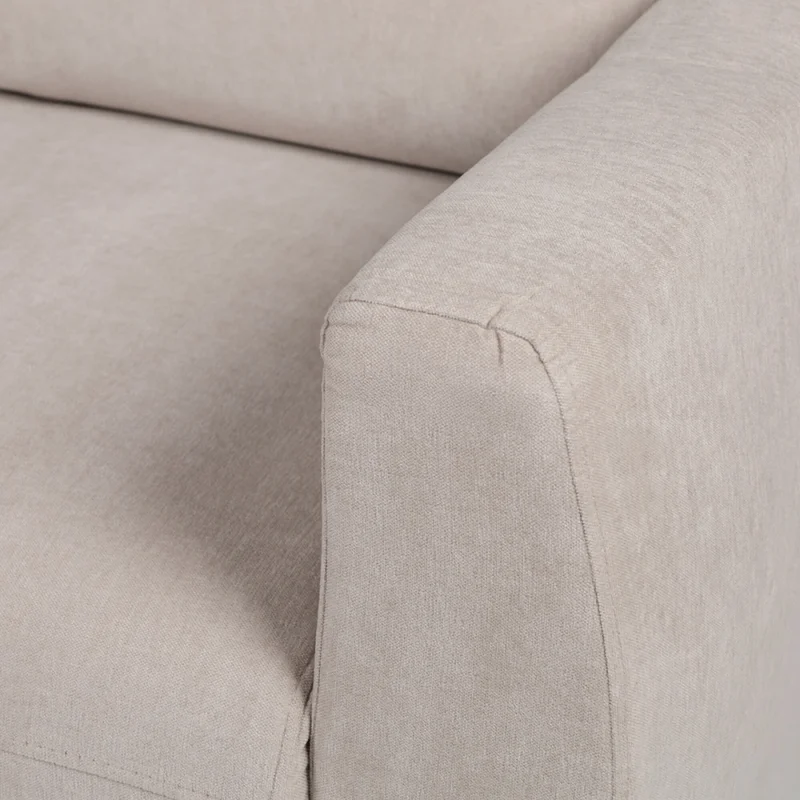 Sofá Carino (Retráctil) - Tela Microfibra - 2 cuerpos - Kruger 02-152 (Beige) en Beige - Sillones y sofás, Uruguay | NYR, vista 3