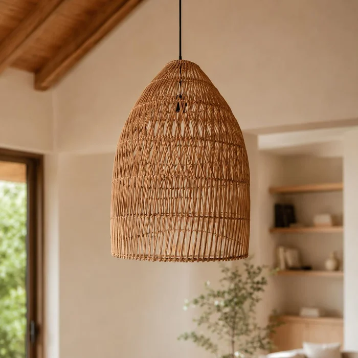 Pantalla Hanoi en Madera natural - Lámparas de mesa, Uruguay | Indrana