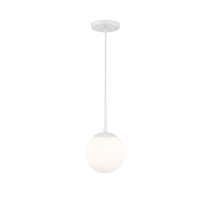Lámpara Colgante Miami Blanca ø 15 cm en Blanco - Lámparas colgantes, Uruguay | Serlux