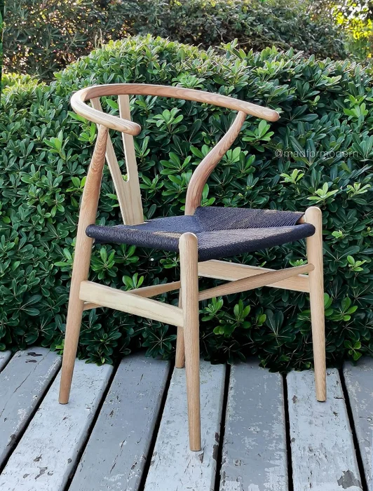 Wishbone | Hans Wegner en Madera natural - Sillas, Uruguay | Mad for Modern, vista 2