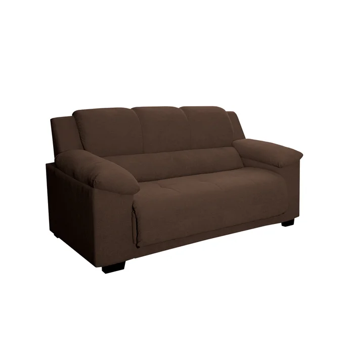 Sillon Sofa Living 3 Cuerpos Tapizado Tela Color Marron en Marrón - Sillones y sofás, Uruguay | Soy Hogar