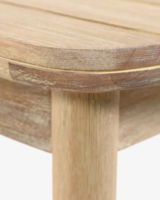 Mesa Sheryl de madera maciza de eucalipto 90 x 90 cm FSC 100% en Madera natural - Mesas de comedor, Uruguay | Kavehome, vista 4