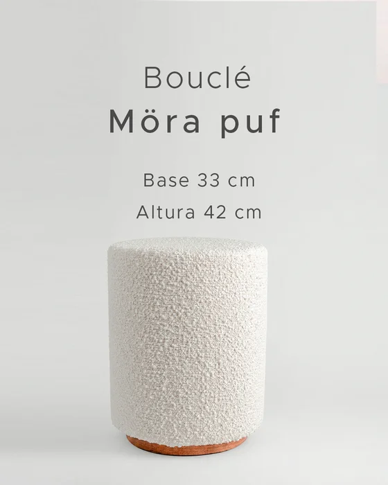 Puf Möra en Blanco - Butacas, banquetas y puffs, Uruguay | SAMÖ, vista 3