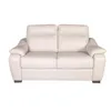 Sofa 2 Cuerpos Cuero-100-natural Natural-beige Laurent Marfil en Blanco - Sillones y sofás, Uruguay | Divino, vista 2 de 6