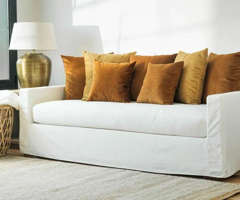 SILLON UMA - LINO Y TERCIOPELO ANTIMANCHAS en Multicolor - Sillones y sofás, Uruguay | La Iberica