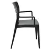 Silla Victoria Con Posa brazos en Polipropileno - Color negra - 92042/009 en Negro - Sillas, Uruguay | Champagne Home, vista 2 de 5
