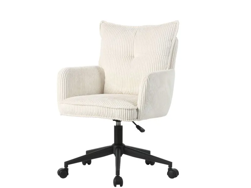 Silla Giratoria LOLA en Tela en Off-white - Escritorios y sillas de escritorio, Uruguay | Finkel