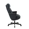 Silla De Oficina Gerencial Tela-y-metal Azul Cicerón en Azul - Escritorios y sillas de escritorio, Uruguay | Divino, vista 4 de 6