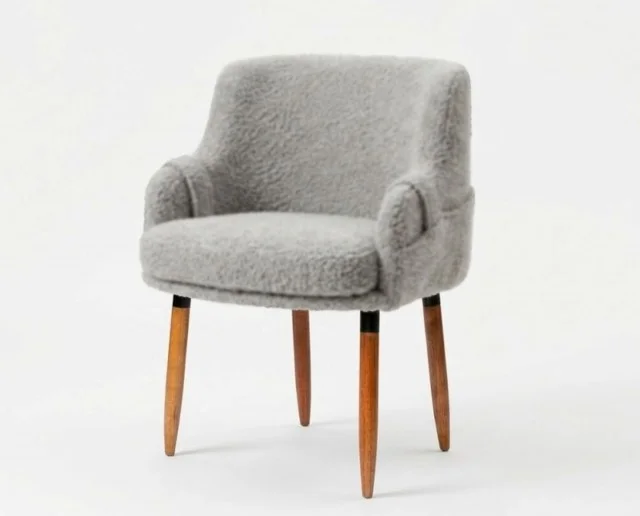 Poltrona Zoe en Gris - Butacas, banquetas y puffs, Uruguay | New York Home, vista 3