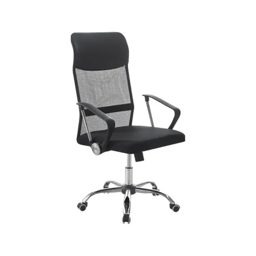 SILLA DE ESCRIOTORIO RH MALLA SIN CABECERA NEGRA MC019AD01 en Negro - Escritorios y sillas de escritorio, Uruguay | Rosas Hermanos