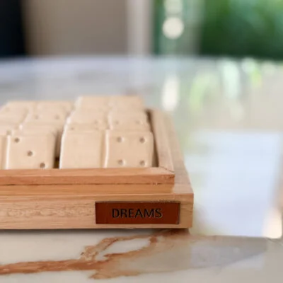 Dominó artesanal (juego completo) en Madera natural - Decoración, Uruguay | Dreams On Time, vista 5