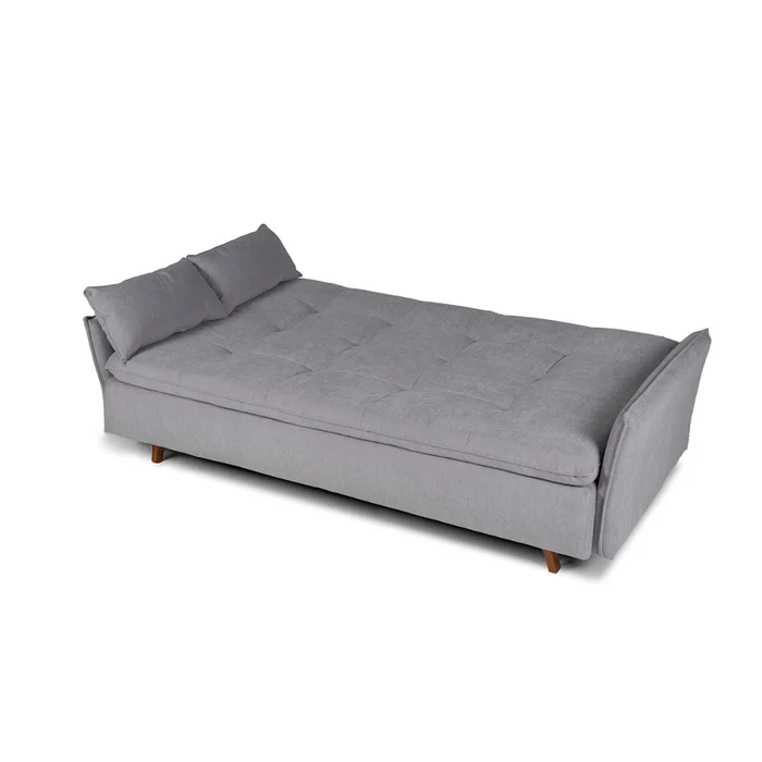 Sofá Cama Maira - C/Brazos - Tela Microfibra - 10286 (Gris) en Gris - Sillones y sofás, Uruguay | NYR, vista 2