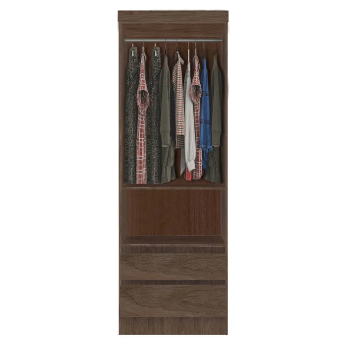 Placard Ropero 2 Puertas Mdp Marron 0200r Viena en MALBEC - Roperos y placares, Uruguay | Divino, vista 2