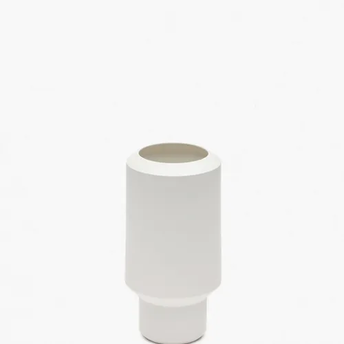 Jarrón Estartit de cerámica blanco - chico 27,5 cm en Blanco - Jarrones, Uruguay | Kavehome