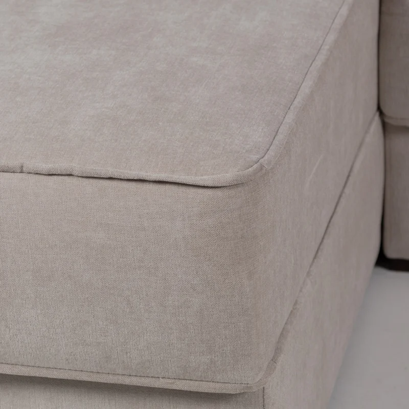 Rinconera Olimpus - Tela Microfibra - Chaise izquierdo - Kruger 02-152 (Beige) en Beige - Sillones y sofás, Uruguay | NYR, vista 3