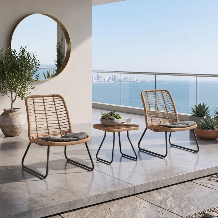 Juego De Jardin Kew (Gris) - Muebles para el exterior, Uruguay | Rústico Hogar