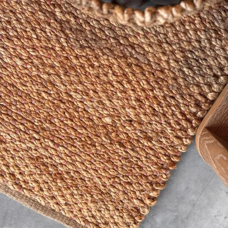 ALFOMBRA YUTE PROMO NATURAL en Madera natural - Textiles, Uruguay | Masinfinito Casa