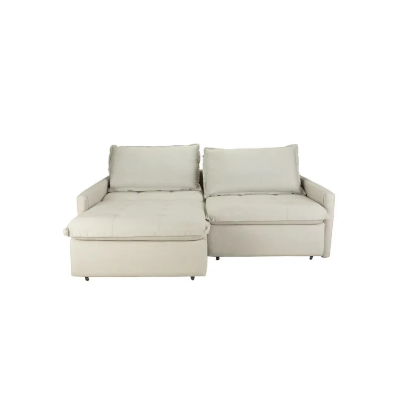 Sillón Sofá Cama Oliver 3 Cuerpos - Beige en Beige - Sillones y sofás, Uruguay | Ecowood, vista 4