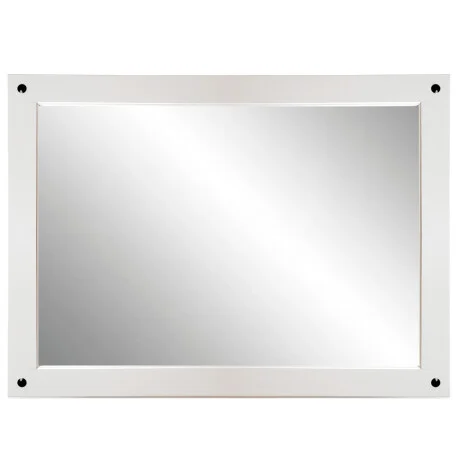 Espejo de pared Linea Naturale - Blanco en Blanco - Espejos, Uruguay | La Cueva Muebles, vista 5