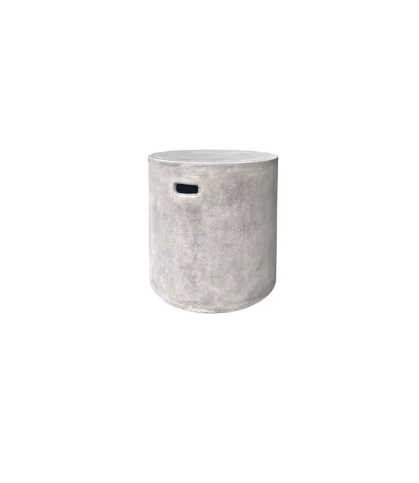 MESA LATERAL DAKOTA CEMENTO en Gris - Muebles para el exterior, Uruguay | Masinfinito Casa