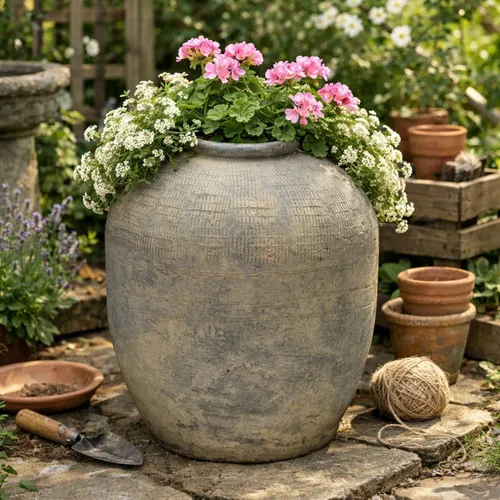 Maceta CORSICA GRIS en Gris - Decoración, Uruguay | Viasono