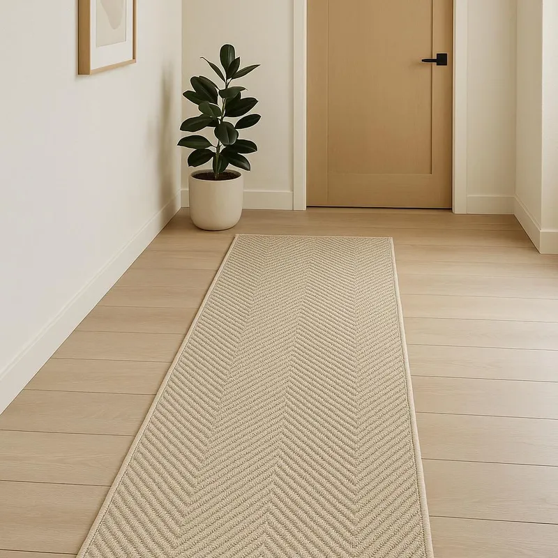 ALFOMBRA BALI BEIGE RECTANGULAR 66cmx 180cm en Beige - Textiles, Uruguay | Indrana