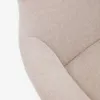 Butaca Belina - de chenilla beige y acero con acabado blanco en Beige - Butacas, banquetas y puffs, Uruguay | Kavehome, vista 3 de 10