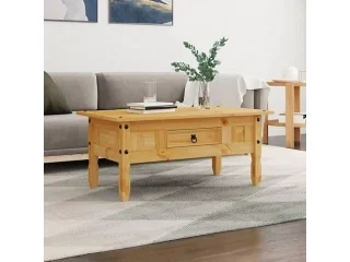 Mesa Ratona 1 cajon Cera/Blanco LINEA CORONA MADERA en Cera y Cera/blanco - Mesas de living, Uruguay | Quesal, vista 8