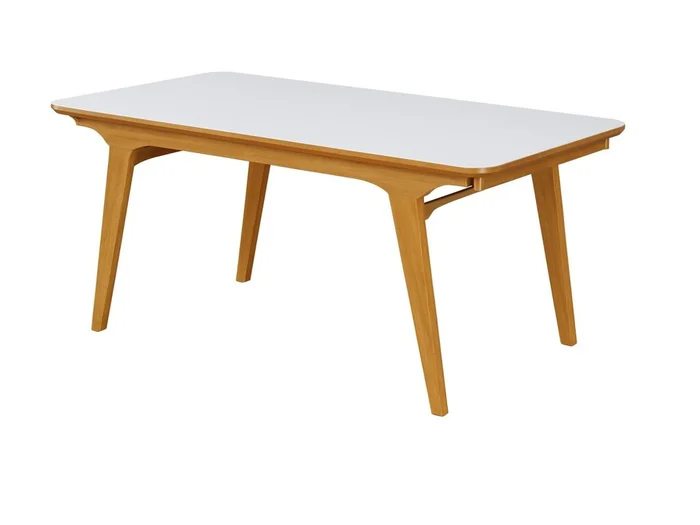 Mesa Extensible LARGA 1.37m Vidrio Off White en Multicolor - Mesas de comedor, Uruguay | Finkel