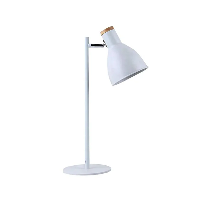 Lámpara De Mesa Odin Blanca en Blanco - Lámparas de mesa, Uruguay | Serlux