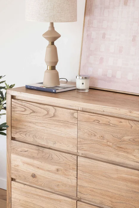 COMODA LUNA - OLMO MACIZO en Madera natural - Cómodas, Uruguay | La Iberica, vista 4