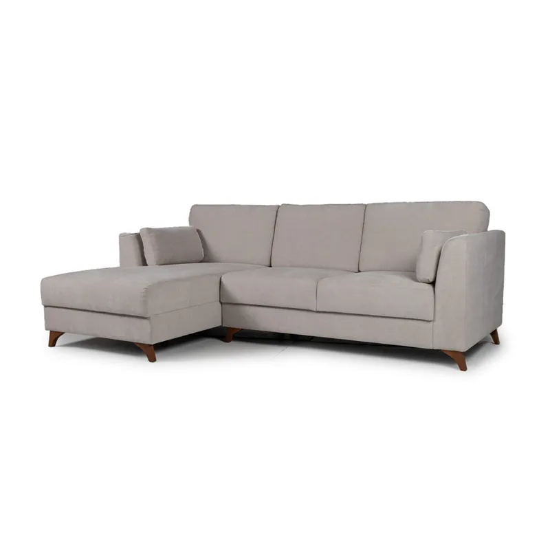Rinconera Capri - Tela Microfibra - Chaise izquierdo - Kruger 02-152 (Beige) en Beige - Sillones y sofás, Uruguay | NYR