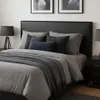 Respaldo de Cama para Dormitorio Premium 2 Plazas / Queen en Tela Negra PU en Negro - Dormitorio, Uruguay | Mulata, vista 1 de 4