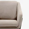 Butaca Brida - beige y patas de acero con acabado negro en Beige - Butacas, banquetas y puffs, Uruguay | Kavehome, vista 5 de 9