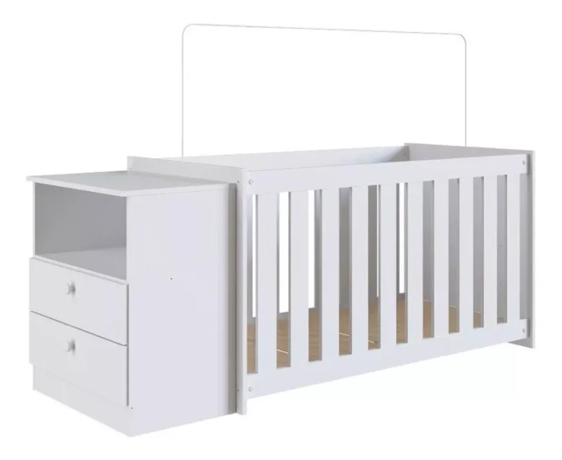 Cuna Zuri – Transformable 3 en 1 con Cajonera - Dormitorio, Uruguay | RM Muebles y Deco, vista 3