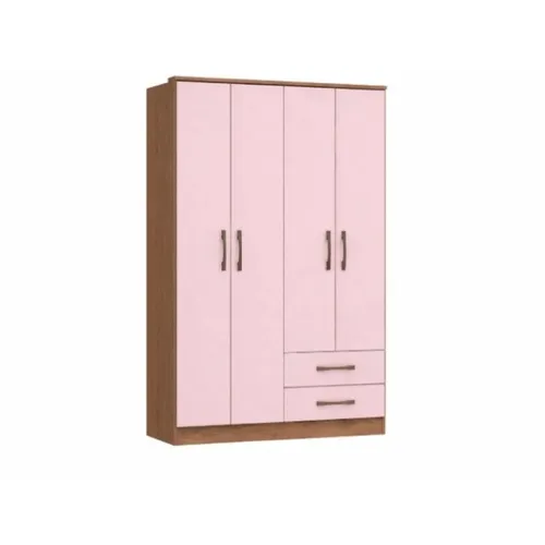 Ropero Toquio 4 Puertas Blush en Rosa - Roperos y placares, Uruguay | Albanés