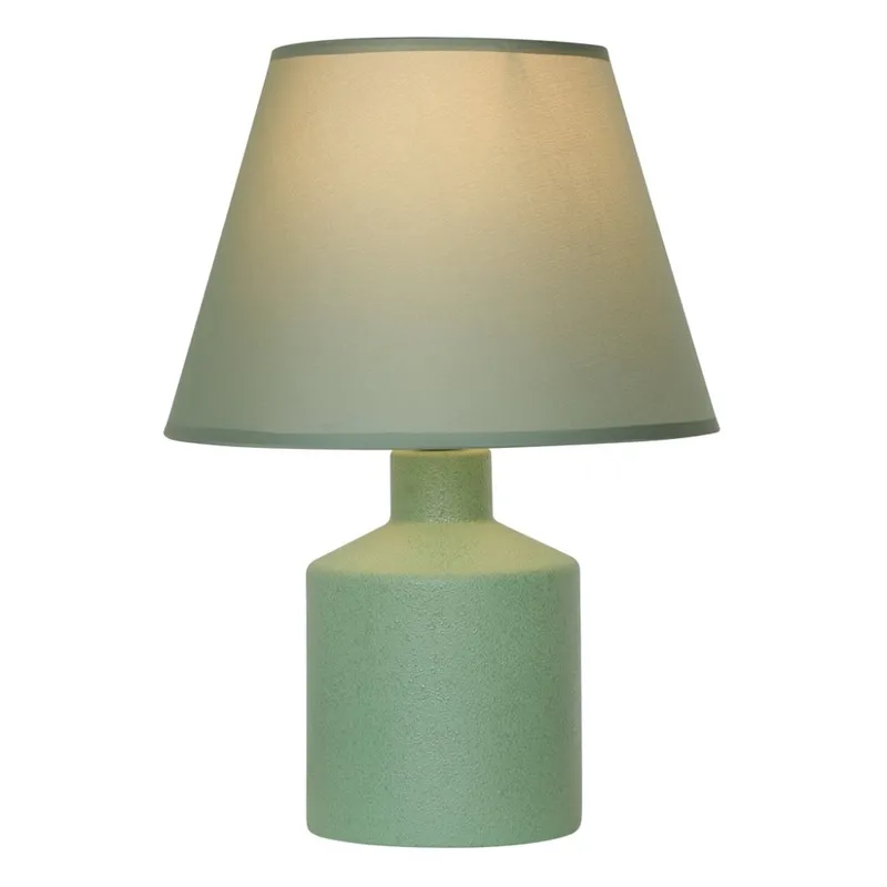 LAMPARA DE MESA CERAMICA D30x43CM LISO VERDE en Verde - Lámparas de mesa, Uruguay | Koz