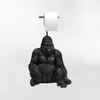 PORTARROLLO SITTING MONKEY Negro  - Decoración, Uruguay | Viasono, vista 2 de 3