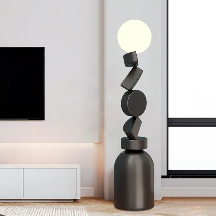 LUMINARIA FRIDA BLACK en Negro - Lámparas de pie, Uruguay | Berlina Store, vista 2