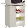 Mueble Cocina Multiuso Frutero Microondas 501 Blanco - Escritorios y sillas de escritorio, Uruguay | Soy Hogar, vista 2 de 4