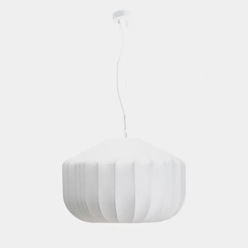 Lámpara de techo Somar de fibras sintéticas y varillas de acero Ø51 cm en Blanco - Lámparas colgantes, Uruguay | Kavehome